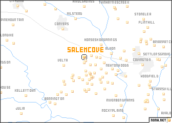 map of Salem Cove