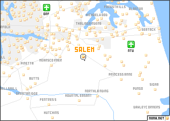 map of Salem