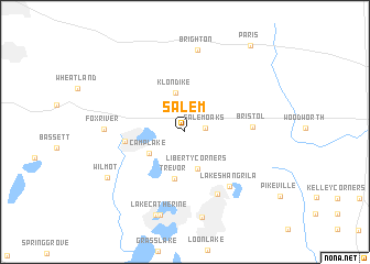 map of Salem