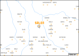 map of Salen