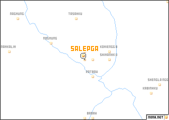 map of Salep Ga