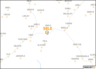 map of Sale