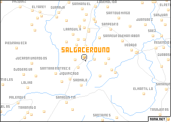 map of Salgacero Uno