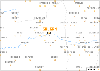 map of Şalgam