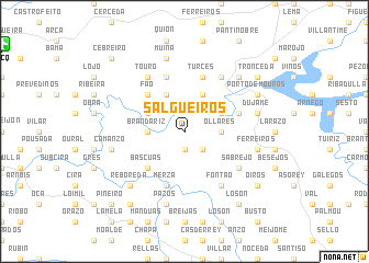 map of Salgueiros