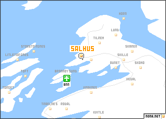 map of Salhus