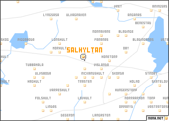 map of Sälhyltan