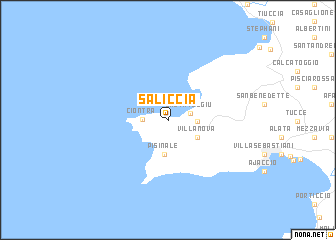 map of Saliccia