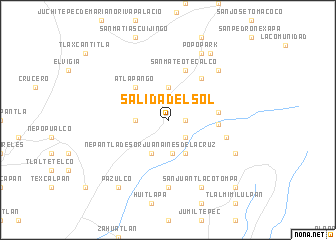 map of Salida del Sol