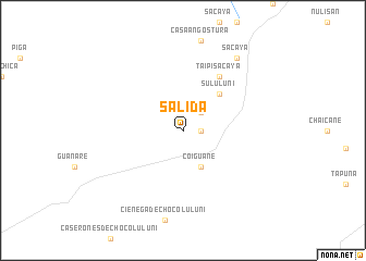 map of Salida