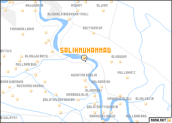 map of Şāliḩ Muḩammad