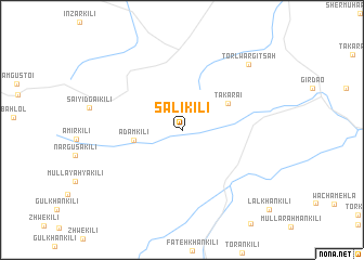 map of Sāli Kili