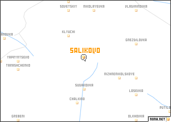map of Salikovo