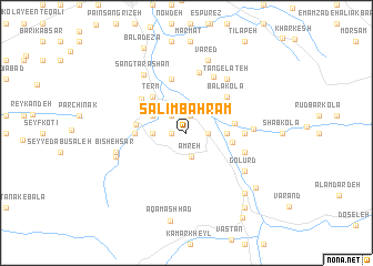 map of Salīm Bahrām