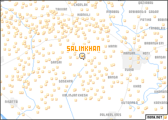 map of Salim Khān
