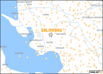 map of Salīm Rāhu