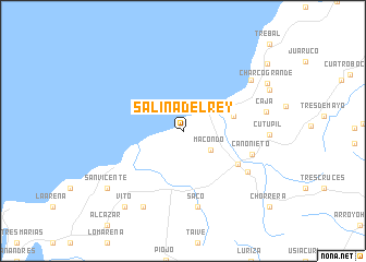 map of Salina del Rey