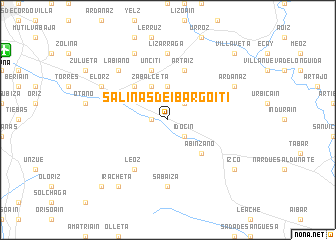 map of Salinas de Ibargoiti