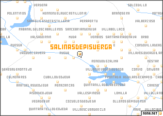 map of Salinas de Pisuerga
