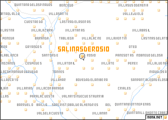 map of Salinas de Rosío