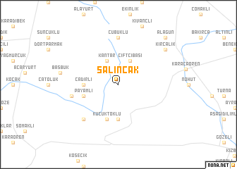 map of Salıncak
