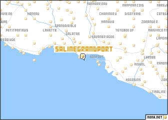 map of Saline Grand Port