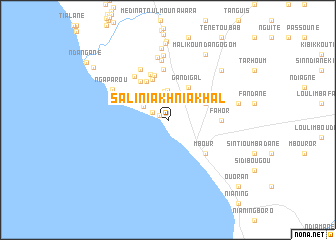 map of Sali Niakhniakhal
