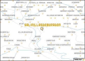 map of Salinillas de Buradón