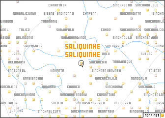 map of Saliquinhé