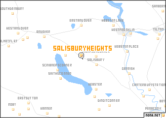 map of Salisbury Heights