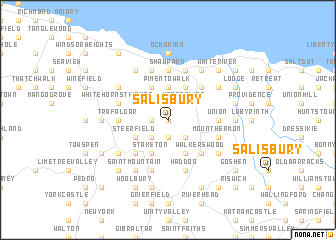 map of Salisbury