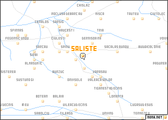 map of Sălişte