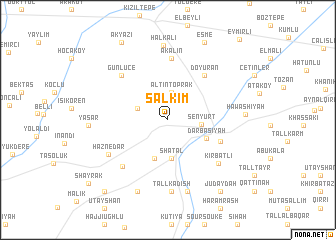 map of Salkım