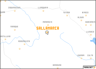 map of Salla Marca