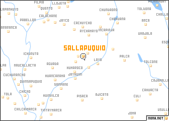 map of Sallapuquio