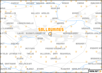 map of Sallaumines