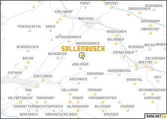 map of Sallenbusch
