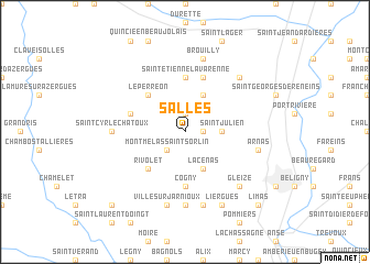 map of Salles