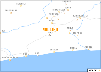 map of Sälliku