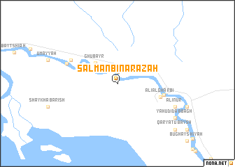 map of Salmān Bin ‘Arāzah