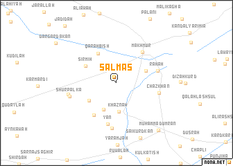 map of Salmās