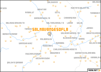 map of Salmāvand-e Soflá
