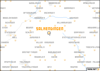 map of Salmendingen