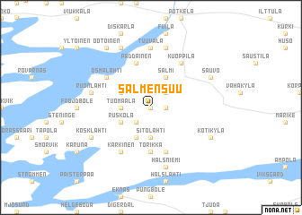 map of Salmensuu