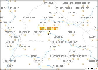 map of Salmonby