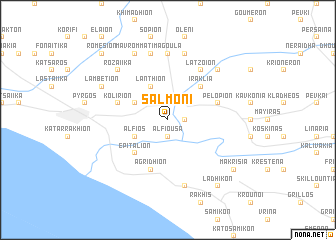 map of Salmóni