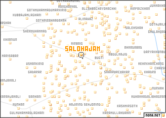 map of Sālo Hajām