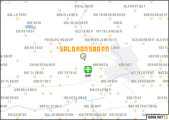 map of Salomonsborn