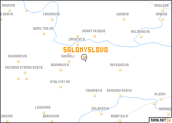 map of Salomyslovo