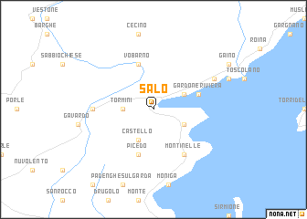 map of Salò